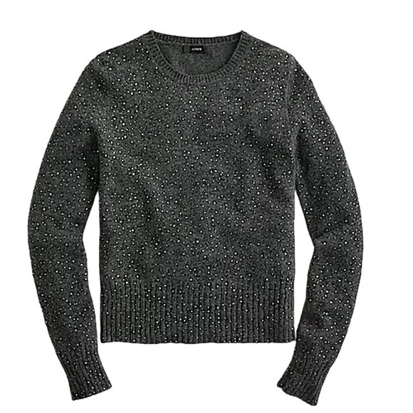 J. Crew Sweaters - NWOT! J.Crew Gemstone Supersoft Yarn Sweater in Charcoal Grey